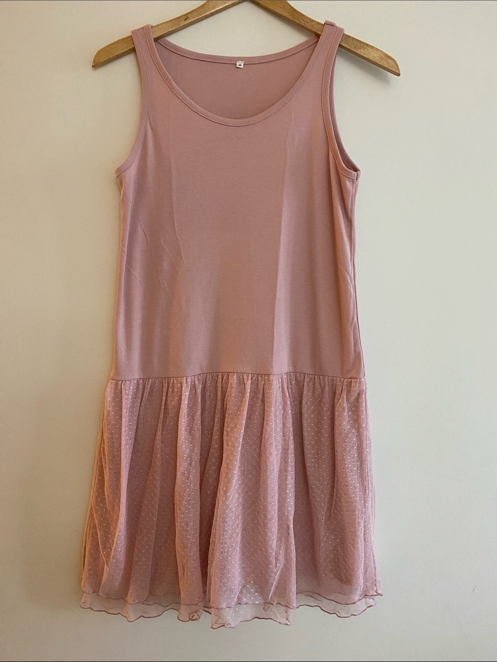 🎀3 for $25✨ Pink Sleeveless Drop-Waist Dress
